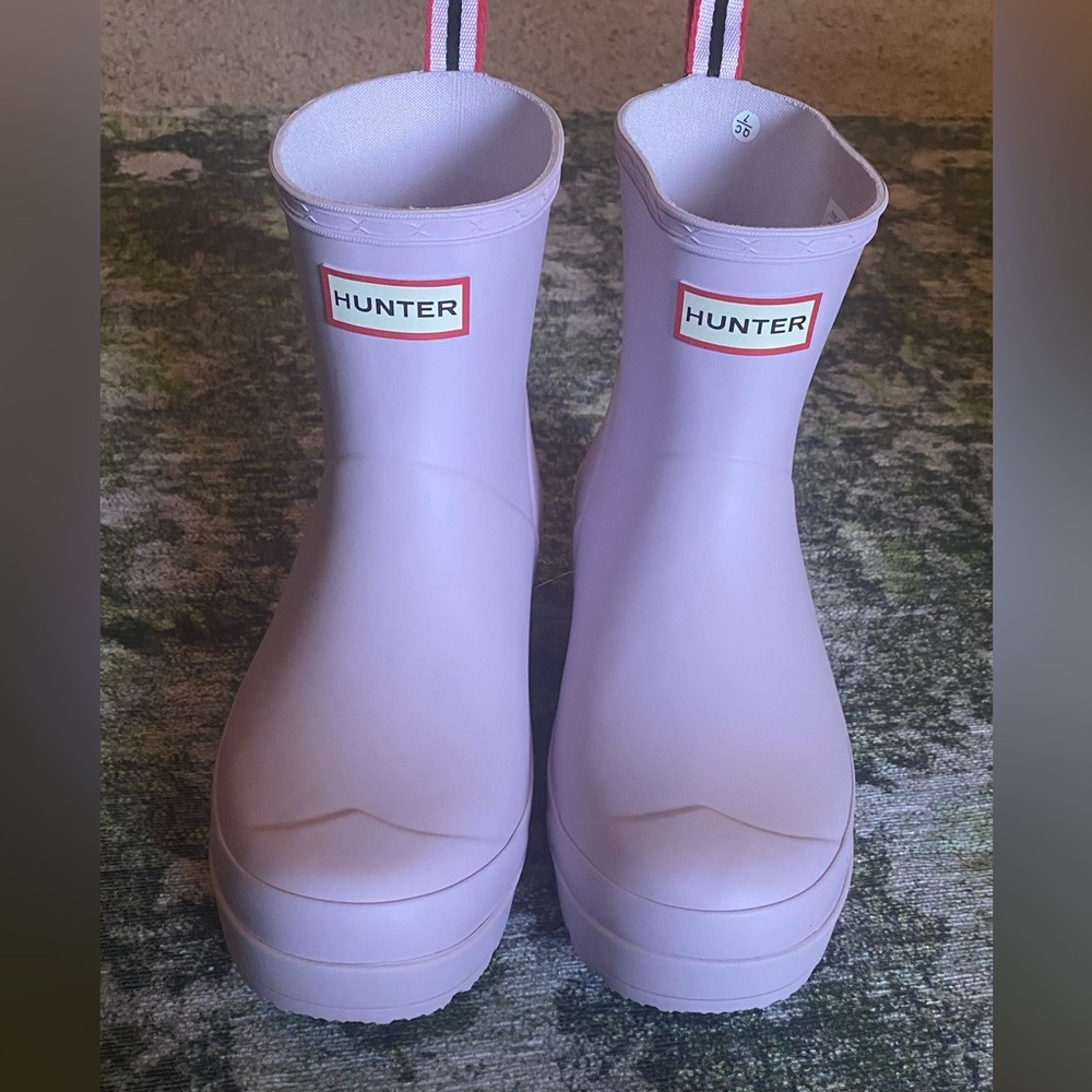 Hunter Women's Lilac/Light Pink Rain Boots